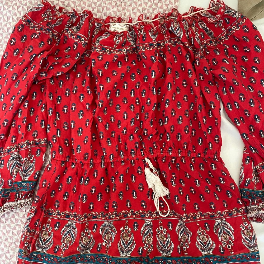 Off shoulder romper